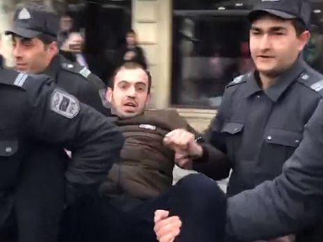 В Баку полиция разогнала митинг протестующих против результатов парламентских выборов. Видео - «Новости Дня Видео»