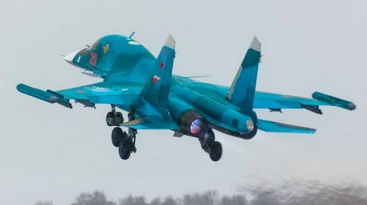 Су-34 отбились от Су-30СМ и нанесли удар под Воронежем - «Армия»