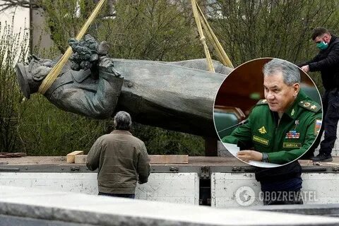 Шойгу робко просит чехов отдать снесенный памятник маршалу Коневу - «Новости дня»