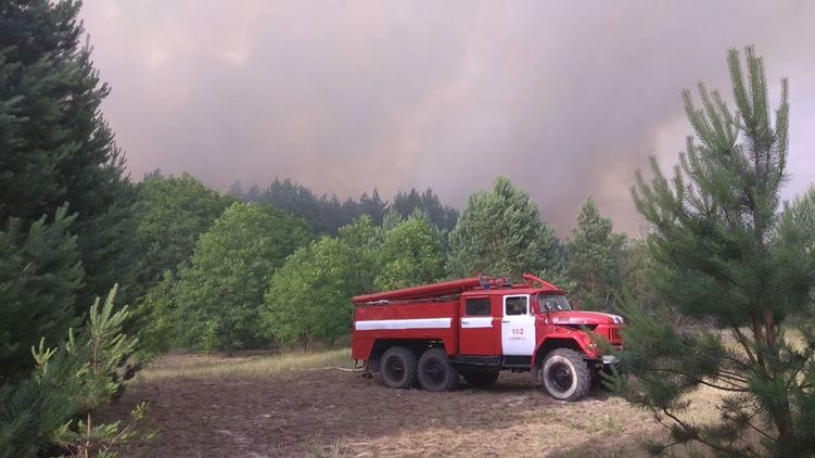 В очаге пожара в Чернобыле радиация превысила норму в 14 раз - «Новости дня»