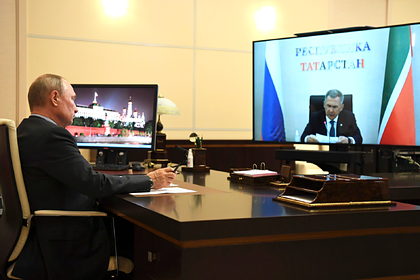 Путин поддержал выдвижение президента Татарстана на новый срок - «Новости дня»
