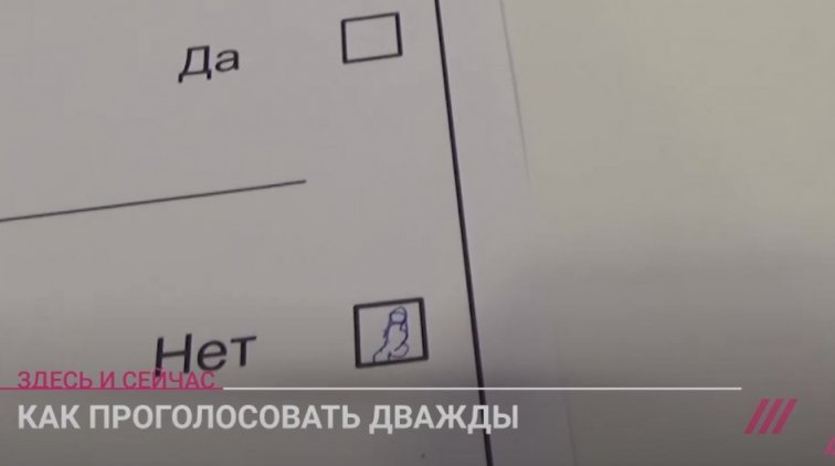 Журналист Лобков смог дважды проголосовать по поправкам, нарисовав при этом половой орган - «Новости дня»