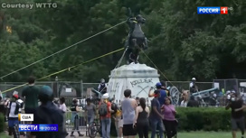 Вести в 20:00 Эфир от 23.06.2020. Изощренные формы протеста: американцы требуют уничтожить статуи Христа - «Телеканал «Россия»