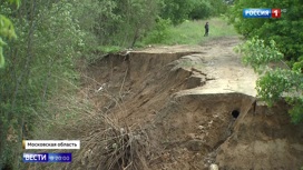 Вести в 20:00 Прорыв дамбы в подмосковной Рузе: причины и последствия - «Телеканал «Россия»