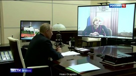 Вести в 20:00 Путин поблагодарил Памфилову за хорошую организацию голосования по поправкам - «Телеканал «Россия»