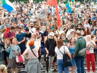 В городах России проходят акции солидарности с Хабаровским краем (ВИДЕО) - «Россия»