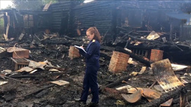 Вести-Москва Страшный пожар в подмосковном Ступине: погиб ребенок - «Телеканал «Россия»