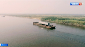 Вести Операция по перевозке нестандартного груза огромных размеров проходит в Якутии - «Телеканал «Россия»