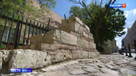 Вести в 20:00 При реконструкции здания на Мясницкой улице обнаружили старинную плитку - «Телеканал «Россия»