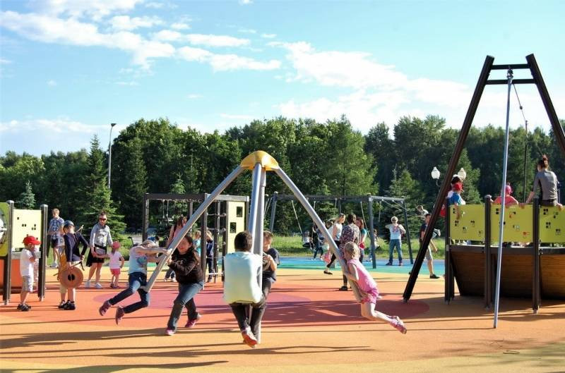 В «Кусково» открыли новые игровые площадки