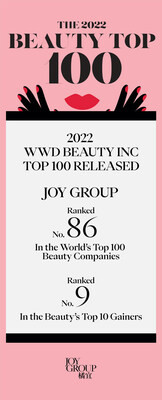 JOY GROUP празднует свой дебют в рейтинге WWD Beauty Inc Top 100 - Новая общественная газета