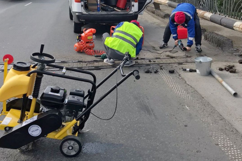 Во Владивостоке начался ремонт на Некрасовском путепроводе