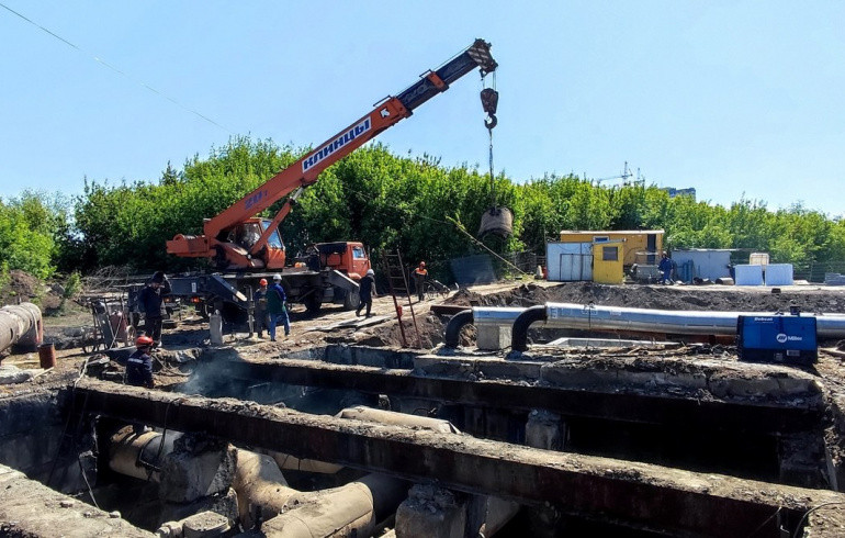 На одной из улиц Челябинска под землю уберут полкилометра теплосетей