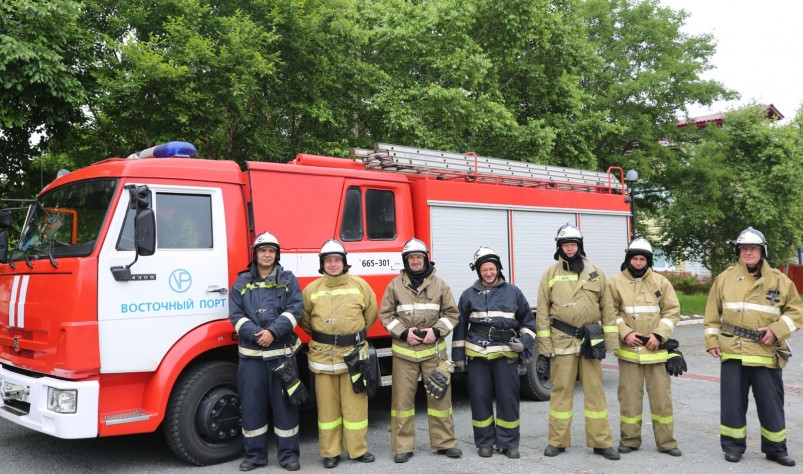 Пожарные “Восточного Порта” провели учения в детском лагере “Шепалово”
