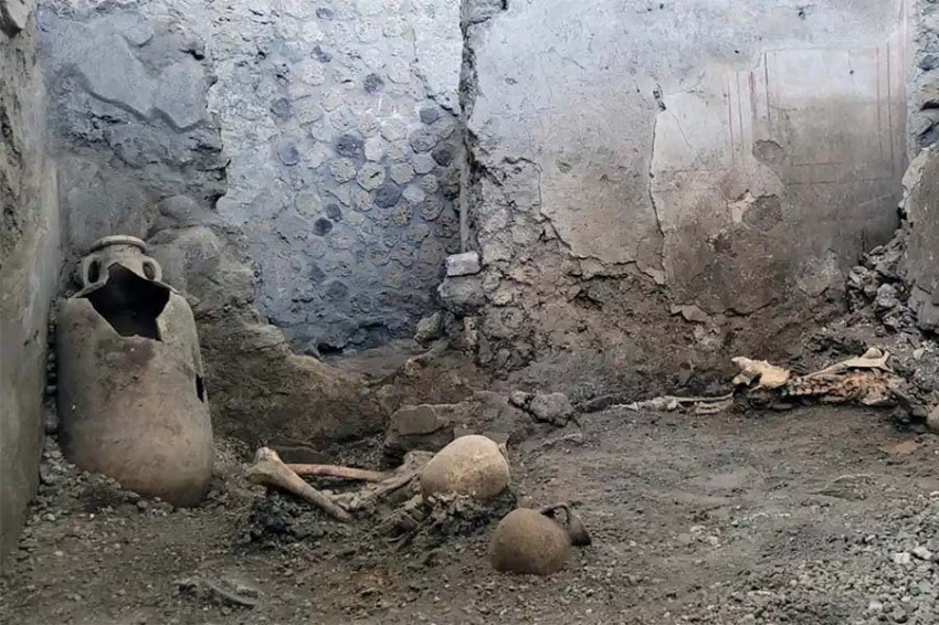 Два скелета, обнаруженные в римских Помпеях, раскрывают тайну древнего землетрясения