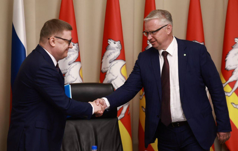 Текслер обсудил новые направления сотрудничества с представителями Сбера