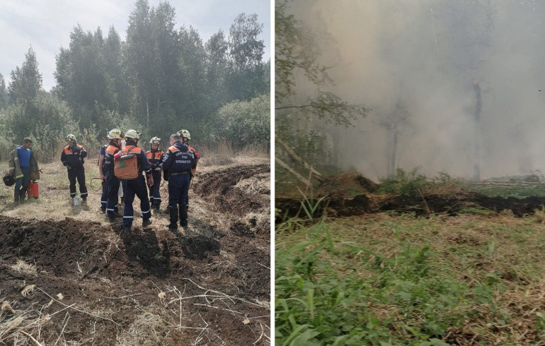Крупный лесной пожар в Челябинской области охватил 140 гектаров земли