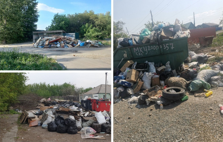 В Челябинской области контейнерные площадки приводят в порядок после весенних субботников