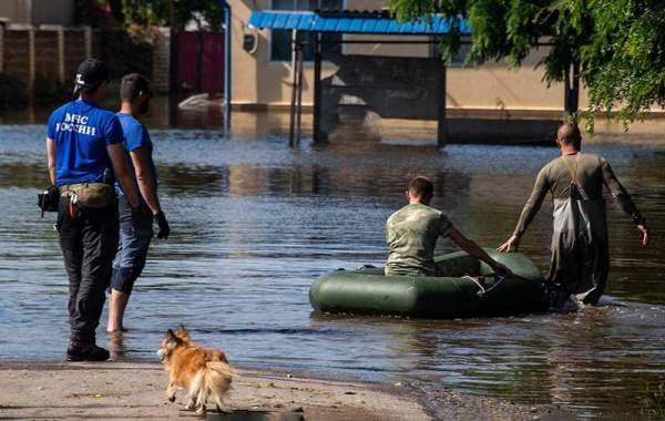 Херсонские власти ожидают полный сход воды после подрыва Каховской ГЭС к 20 июня