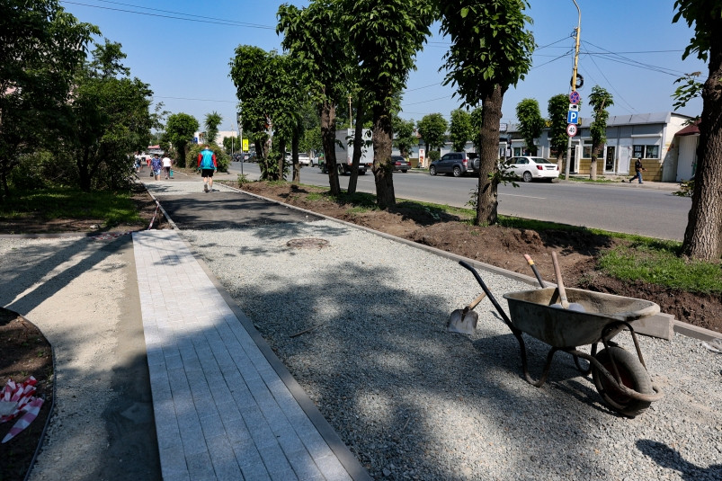 Благоустроенный ландшафтный парк создают в Артеме