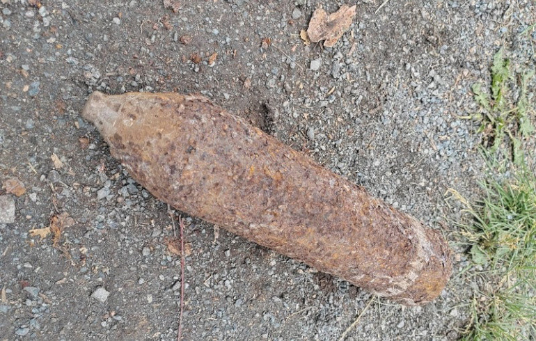 На садовом участке под Челябинском нашли артиллерийский снаряд