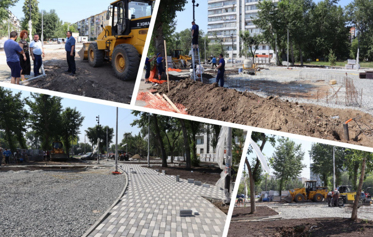 В Металлургическом районе Челябинска к августу обустроят новый сквер