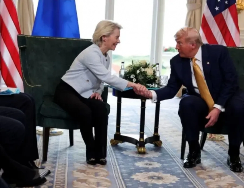 Урсула «закапывает» Евросоюз: на встрече с Трампом она согласилась на все условия США, а те ещё и ввели новые тарифы