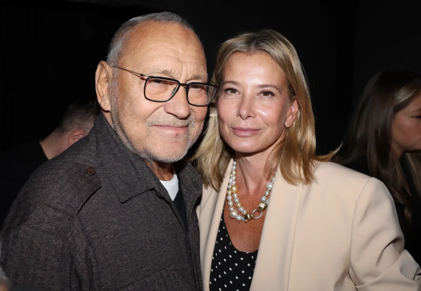 Андрей Кончаловский и Юлия Высоцкая, Ольга Остроумова, Екатерина Гусева на открытии сезона в Театре Моссовета