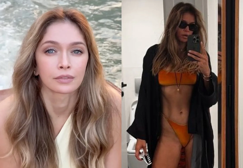 Вера Брежнева показала фигуру в бикини