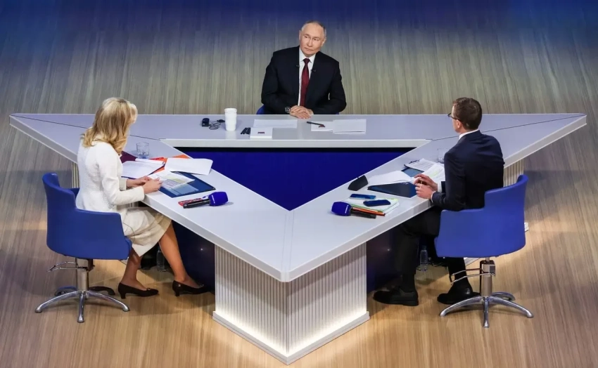 Не мы начали эту войну: Путин ответил на вопрос американского журналиста