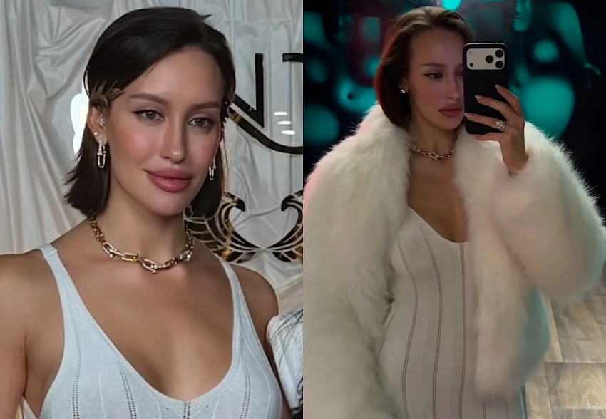 Девушка Тимати Валентина Иванова вышла в свет в облегающем платье