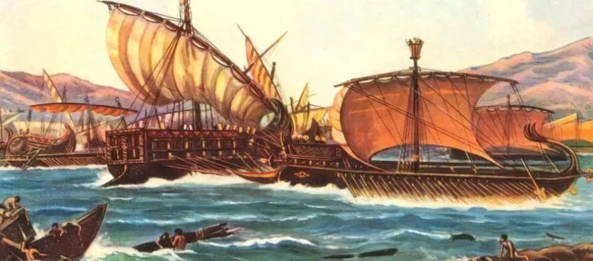 О древних многорядных судах и… естественных надобностях