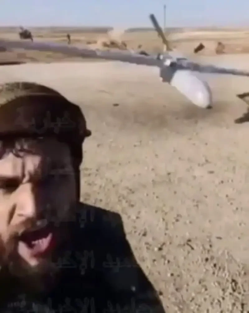 Курдский дрон ударил прямо во время съёмки в Сирии