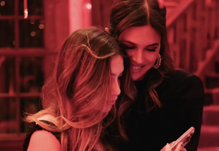 Даша Жукова отметила Новый год с дочерью от Романа Абрамовича в Швейцарии