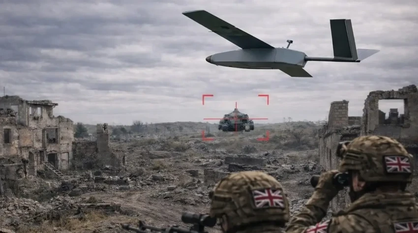Дальнобойный беспилотник с боеголовкой FPV-дрона: Британия показала БПЛА HAMMER