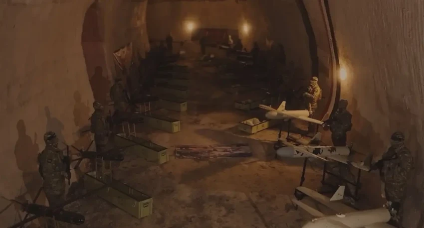 Проиранские силы в Ираке показали свою подземную базу с дронами-камикадзе