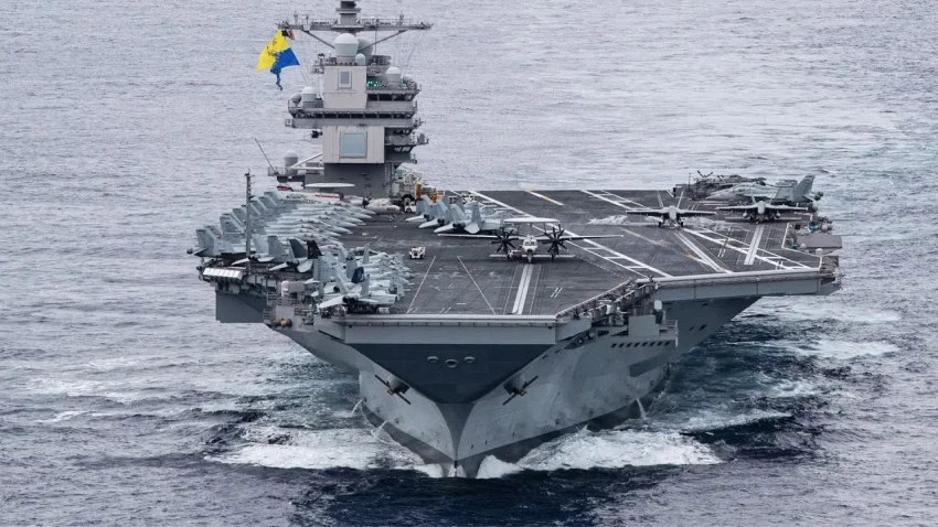 Пожар на авианосце USS Gerald R. Ford оставил моряков без прачечной и кроватей