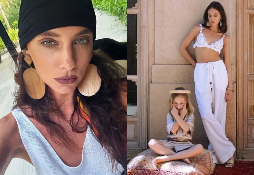 Жена главы Газпромбанка Андрея Акимова Даша Попова отдыхает с дочерью в Марокко