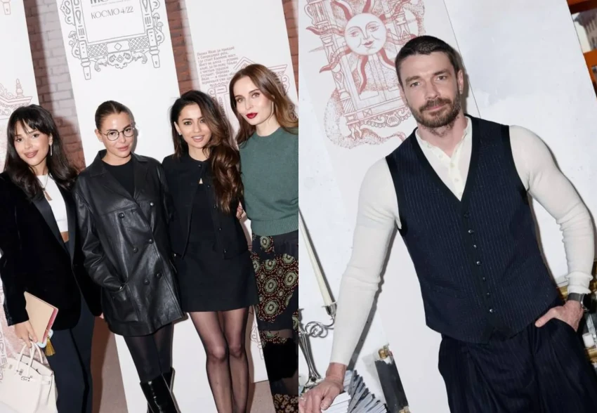 Максим Матвеев, Диана Манасир и Ксения Чилингарова посетили открытие книжного клуба Кристины Потупчик